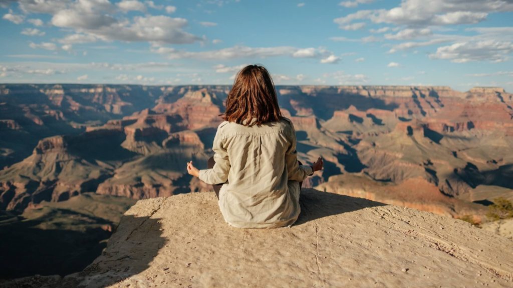 relax in mountains